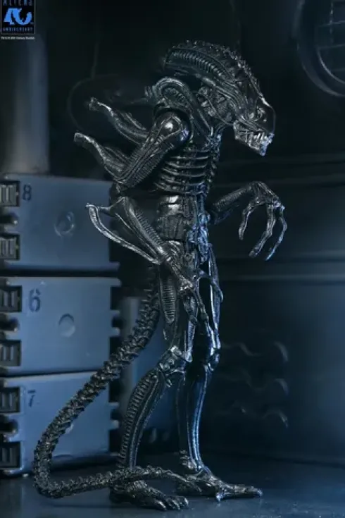 Aliens 40th Anniversary Warrior Xenomorph Black Ultimate Af
