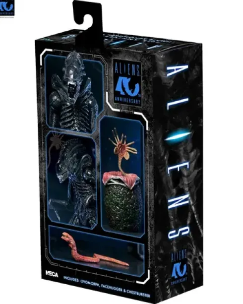 Aliens 40th Anniversary Warrior Xenomorph Black Ultimate Af