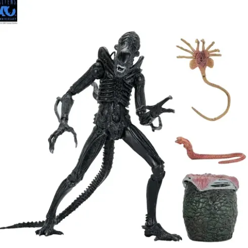 Aliens 40th Anniversary Warrior Xenomorph Black Ultimate Af