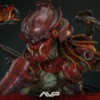 Alien vs Predator Figura Movie Masterpiece 1/6 Akaoni Samurai Predator