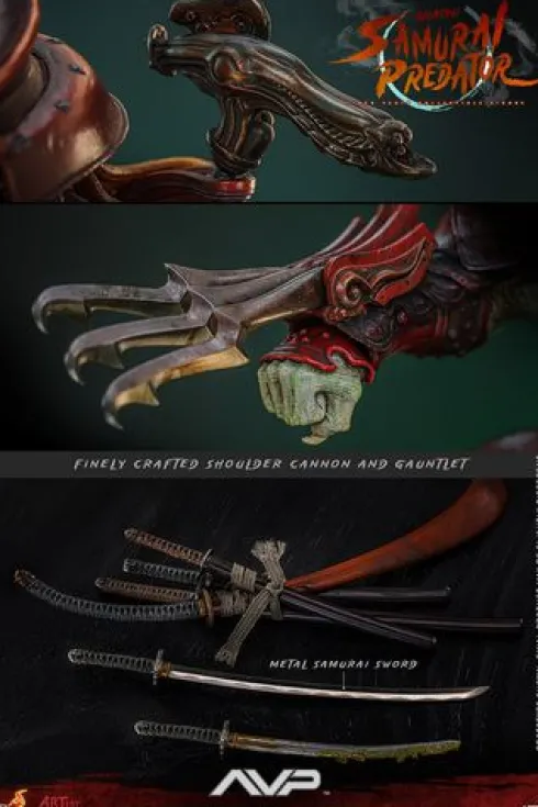 Alien vs Predator Figura Movie Masterpiece 1/6 Akaoni Samurai Predator