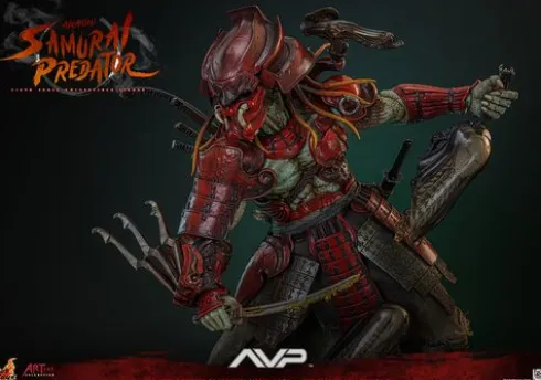 Alien vs Predator Figura Movie Masterpiece 1/6 Akaoni Samurai Predator