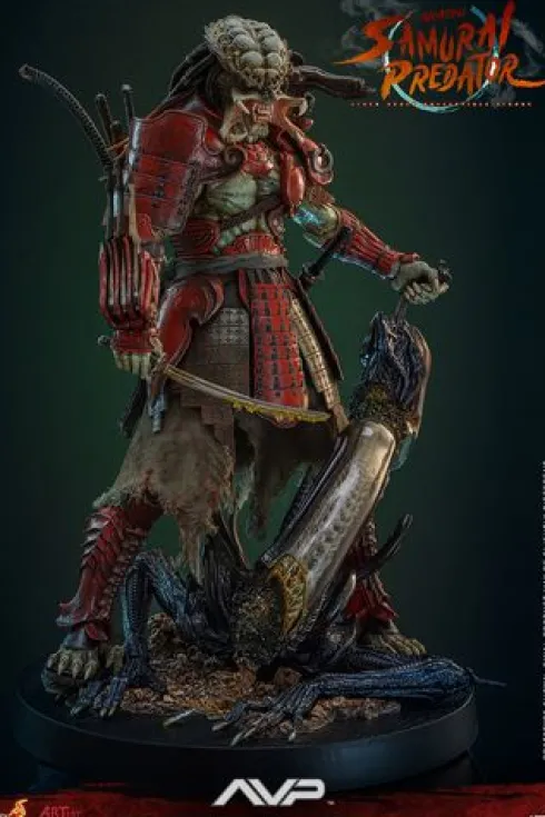 Alien vs Predator Figura Movie Masterpiece 1/6 Akaoni Samurai Predator