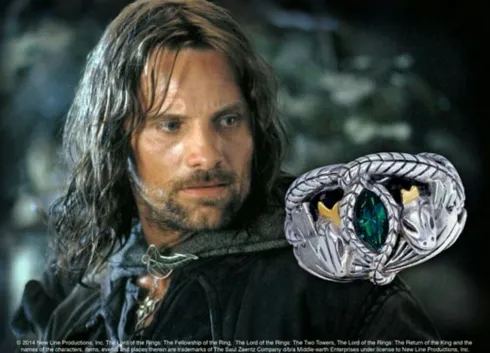 Anillo de Aragorn Barahir El Señor de los Anillos Noble Collection