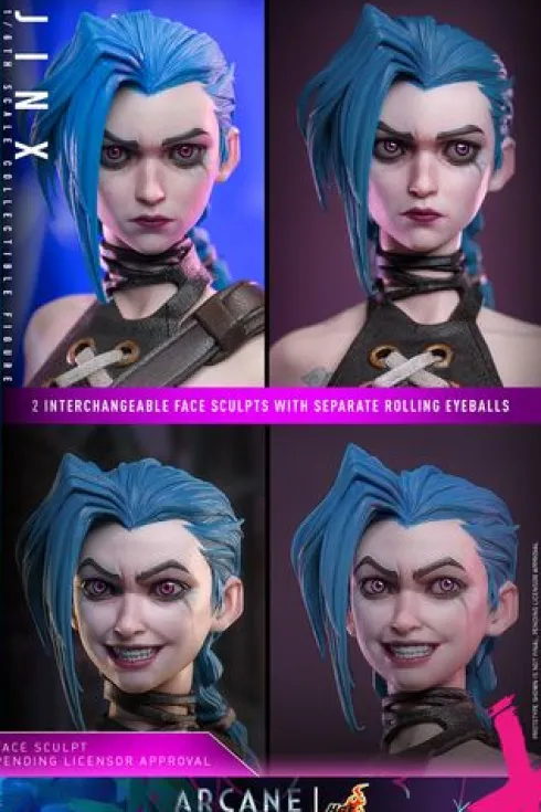 Arcane Netflix Figura 1/6 Jinx