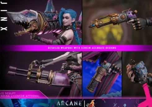 Arcane Netflix Figura 1/6 Jinx