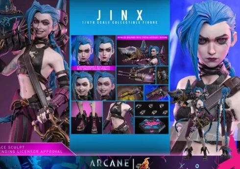 Arcane Netflix Figura 1/6 Jinx