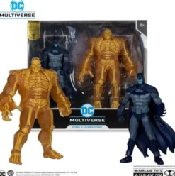 Arham City Pack de 2 Figuras DC Multiverse Batman & Solomon Grundy (Gold Label) 18 cm