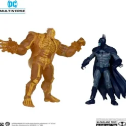Arham City Pack de 2 Figuras DC Multiverse Batman & Solomon Grundy (Gold Label) 18 cm