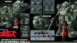 Armored Trooper Votoms Figura 1/12 Scopedog Ver.1.5 15 cm