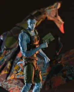 Avatar: El sentido del agua Figura Recom Quaritch & RDA Banshee (Gold Label)