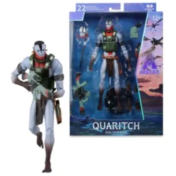 Avatar: Fire and Ash Figura Recom Quaritch (Ash Warrior) 18 cm