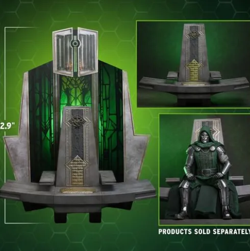 Avengers: Doomsday Movie Masterpiece Accesorio para Figuras 1/6 Doom’s Throne 33 cm