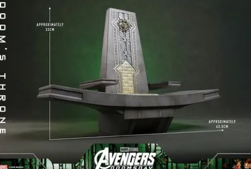 Avengers: Doomsday Movie Masterpiece Accesorio para Figuras 1/6 Doom’s Throne 33 cm