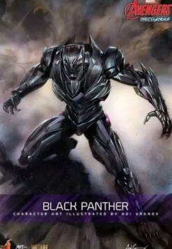 Avengers: Mech Strike Figura Artist Collection Diecast Black Panther 35 cm