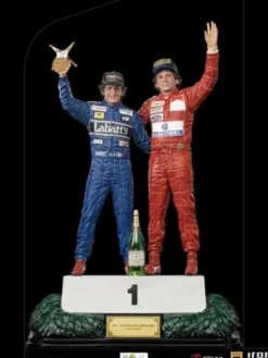 Ayrton Senna Estatua 1/10 Deluxe Art Scale Alain Prost & Ayrton Senna (The Last Podium 1993) 27 cm