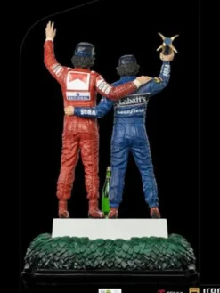 Ayrton Senna Estatua 1/10 Deluxe Art Scale Alain Prost & Ayrton Senna (The Last Podium 1993) 27 cm