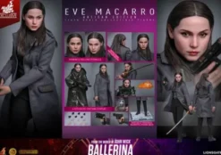 Ballerina Action Figure 1/6 Eve Macarro (Artisan Editon) Hot Toys Exclusive 28 cm