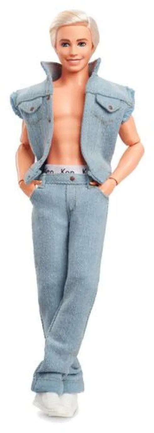 Barbie The Movie Muñeca Ken Wearing Denim Matching Set