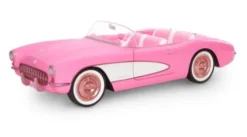 Barbie The Movie Vehículo Pink Corvette Convertible