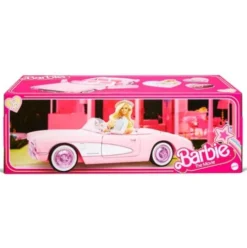 Barbie The Movie Vehículo Pink Corvette Convertible
