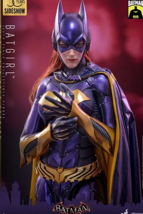 Batman Arkham Knight Figura Videogame Masterpiece 1/6 Batgirl (Purple and Gold Version) Exclusive 30 cm