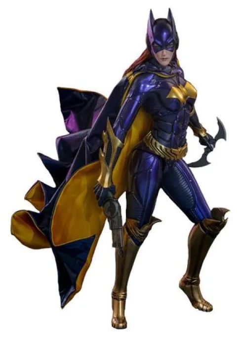 Batman Arkham Knight Figura Videogame Masterpiece 1/6 Batgirl (Purple and Gold Version) Exclusive 30 cm