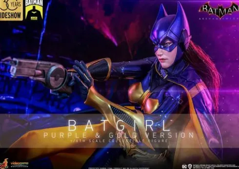 Batman Arkham Knight Figura Videogame Masterpiece 1/6 Batgirl (Purple and Gold Version) Exclusive 30 cm