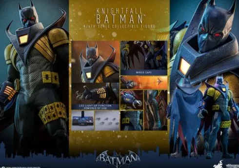 Batman: Arkham Origins Figura Videogame Masterpiece 1/6 Knightfall Batman 32 cm