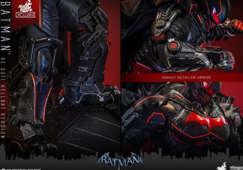 Batman Arkham Origins Figura Videogame Masterpiece 1/6 XE Suit Hellbat Version Hot Toys Exclusive 33 cm