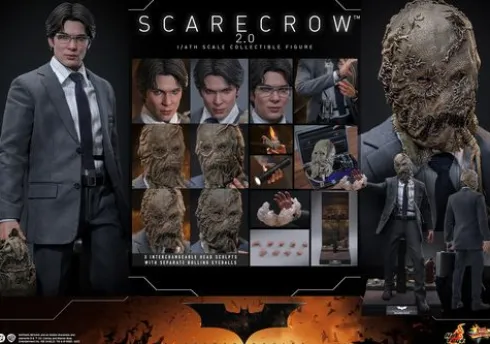Batman Begins Figura Movie Masterpiece 1/6 Scarecrow (2.0)