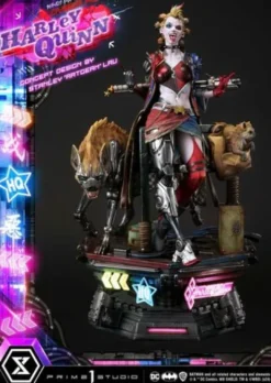 Batman Estatua Ultimate Premium Masterline Series Cyberpunk Harley Quinn 60 cm