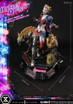 Batman Estatua Ultimate Premium Masterline Series Cyberpunk Harley Quinn Deluxe Bonus Version 60 cm