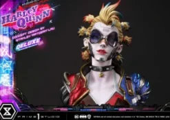 Batman Estatua Ultimate Premium Masterline Series Cyberpunk Harley Quinn Deluxe Bonus Version 60 cm