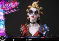 Batman Estatua Ultimate Premium Masterline Series Cyberpunk Harley Quinn Deluxe Bonus Version 60 cm