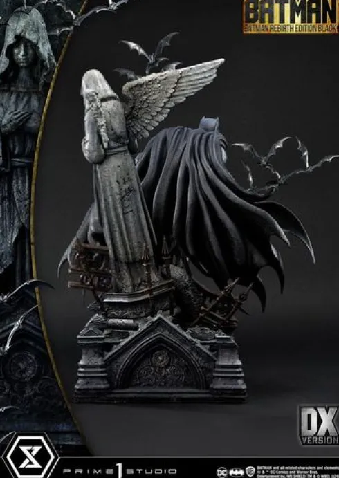 Batman Estatua Ultimate Premium Masterline Series 1/4 Batman Rebirth Edition Black Deluxe Bonus Version 71 cm