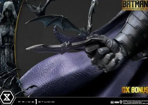Batman Estatua Ultimate Premium Masterline Series 1/4 Batman Rebirth Edition Black Deluxe Bonus Version 71 cm