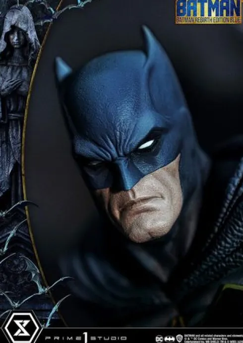 Batman Estatua Ultimate Premium Masterline Series 1/4 Batman Rebirth Edition Blue Deluxe Bonus Version 71 cm