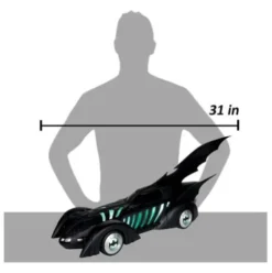 Batman Forever DC Multiverse Figura con Vehículo Alfred Pennyworth & Batmobile (Gold Label) 79 cm