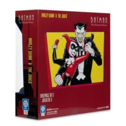 Batman: la serie animada DC Direct Figuras Harley Quinn & The Joker (Mad Love) (Gold Label) 18 cm