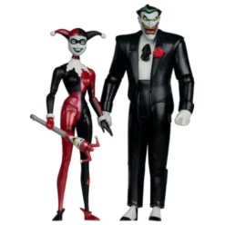 Batman: la serie animada DC Direct Figuras Harley Quinn & The Joker (Mad Love) (Gold Label) 18 cm