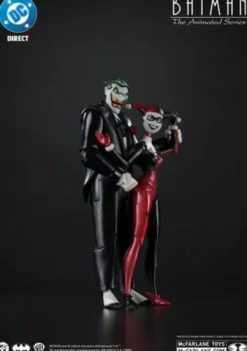 Batman: la serie animada DC Direct Figuras Harley Quinn & The Joker (Mad Love) (Gold Label) 18 cm