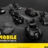 Batman Pull Back Car Series Pack de 6 Coches de Cuerda Blind Box