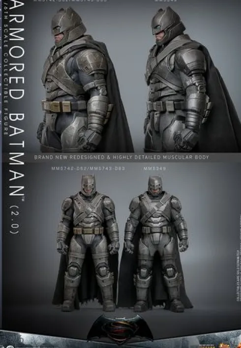 Batman vs Superman Figura 1/6 Batman Armored 2.0 Deluxe Version