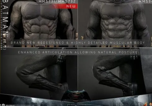 Batman v Superman: El amanecer de la justicia Figura Movie Masterpiece 1/6 Batman 2.0 (Deluxe Version) 30 cm