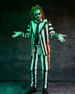 Beetlejuice Beetlejuice Figura 7 Scale Ultimate Striped Suit Beetlejuice 18 cm