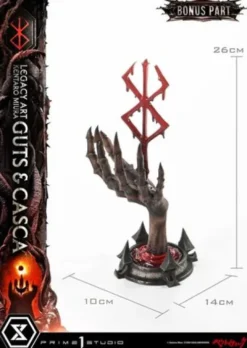 Berserk Estatua Legacy Art Kentaro Miura 1/4 Guts & Casca Bonus Version 72 cm