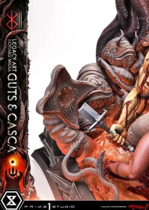 Berserk Estatua Legacy Art Kentaro Miura 1/4 Guts & Casca Bonus Version 72 cm