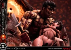 Berserk Estatua Legacy Art Kentaro Miura 1/4 Guts & Casca 72 cm