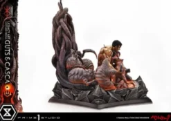 Berserk Estatua Legacy Art Kentaro Miura 1/4 Guts & Casca 72 cm